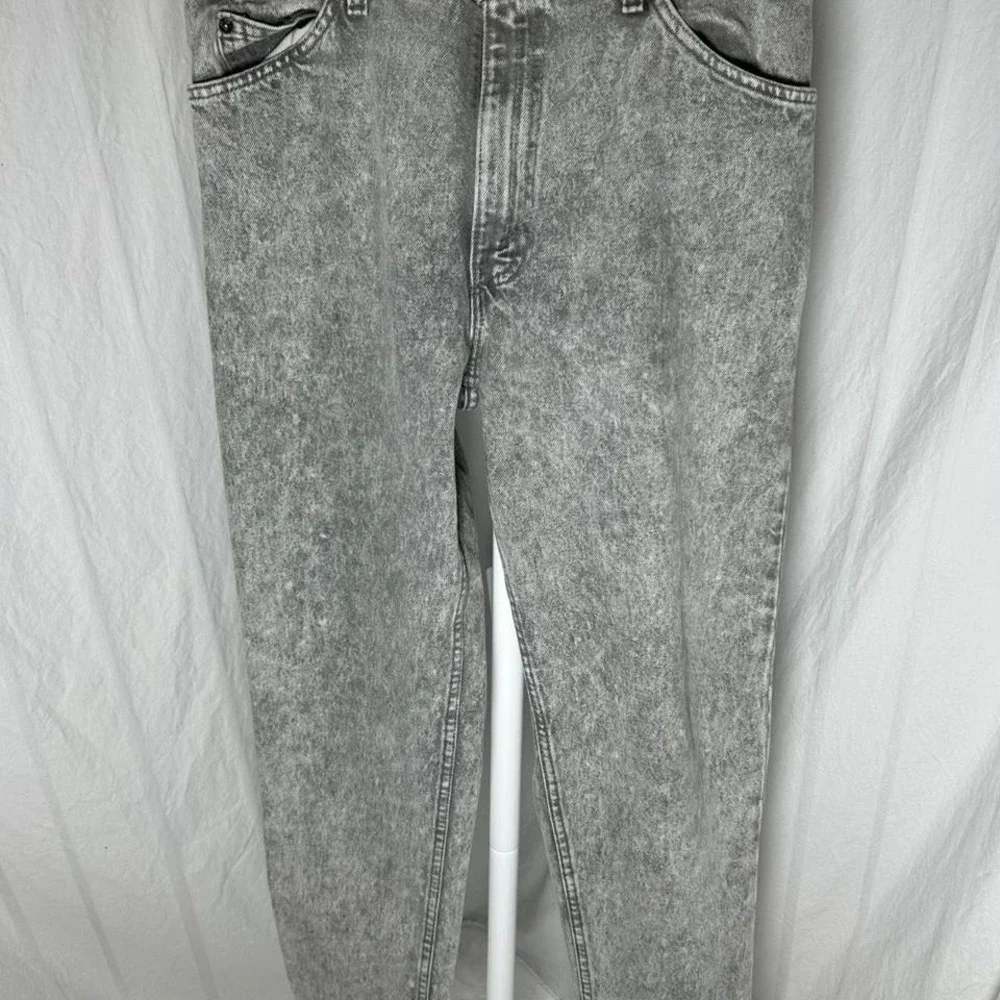 Vintage‎ Levis 550 Acid Wash Jeans Men's 34 x 32 Gray 1980s Western 80s USA Made